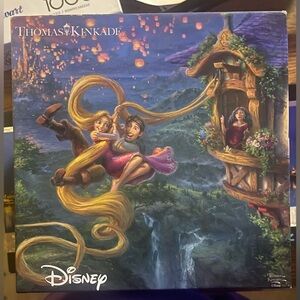 Ceaco - Thomas Kinkade Disney “Tangled Up in Love” - 750 Piece Puzzle